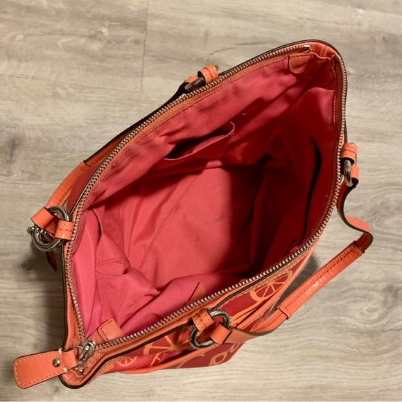 COACH Bag Pink and Orange - Picture 6 of 11